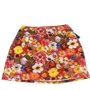 Foray Golf Abstract Floral Skort‎ Size Large New With Tags